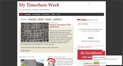 Desktop Screenshot of my-timeshare-week.com
