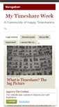 Mobile Screenshot of my-timeshare-week.com
