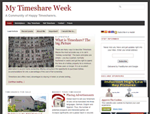 Tablet Screenshot of my-timeshare-week.com